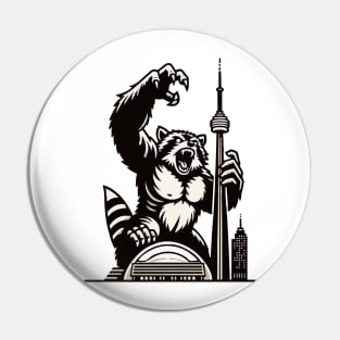 Toronto - King Raccoon Pin