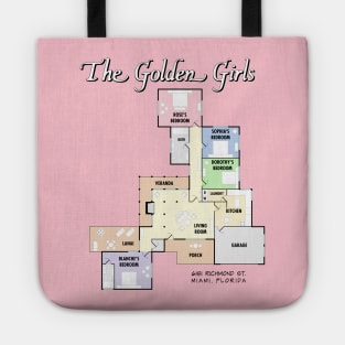 The Golden Girls Floor Plan Tote