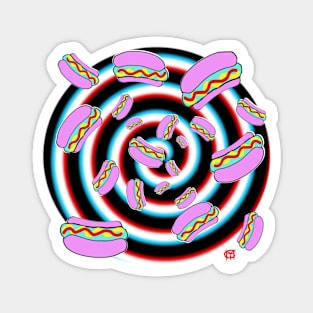 Hypnotic dogs Magnet