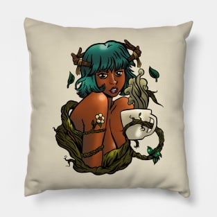 Coffee Dryad Pillow