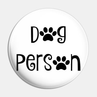 Dog Person Pin