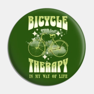 Bicycle Therapy Pin