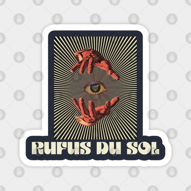 Hand Eyes Rufus Du Sol Magnet by Kiho Jise