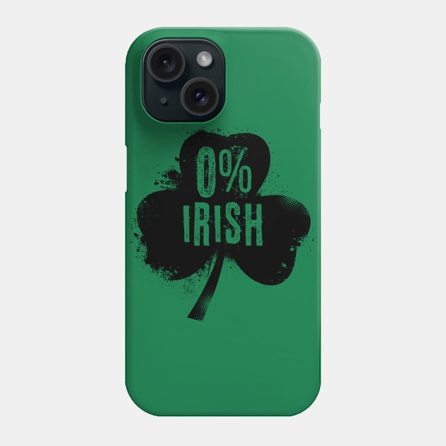 0% Irish Phone Case by hoopoe