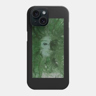 Lady in Green Phone Case