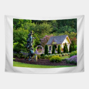 Playhouse In The Garden Tapestry