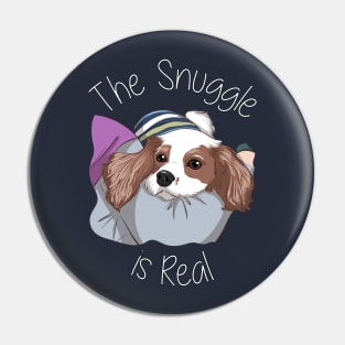 Cavalier Spaniel Snuggle and Lap Dog Pin