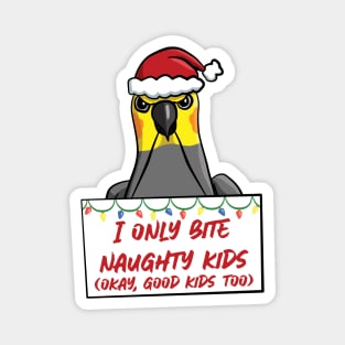 Only Bite Naughty Kids Cockatiel Magnet