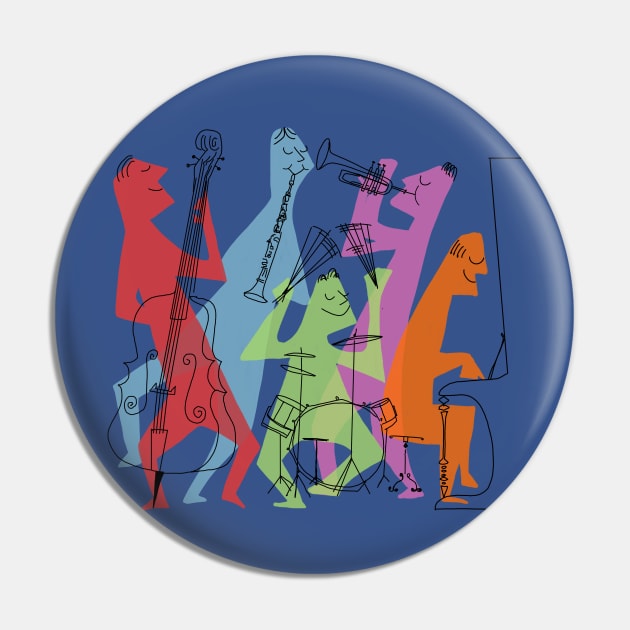 Modern Jazz Quintet Pin by LittleBunnySunshine