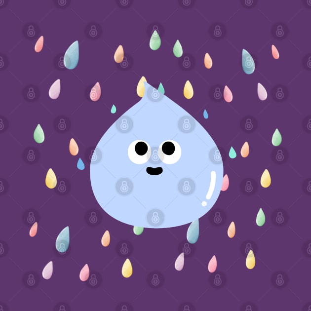 raindrops fall, raindrops, cute, lovely, adorable, charming, sweet raindrops by zzzozzo