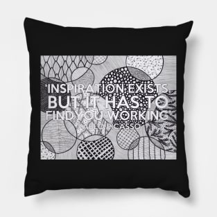 Zentangle Quote Pillow