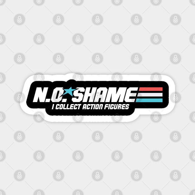 No Shame I Collect Action Figures Magnet by pixelcat