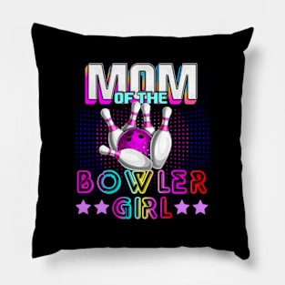 Mom Of The Bowler Family Bowling Pillow