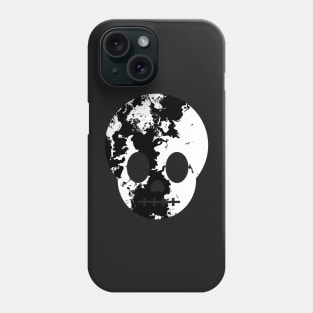 Fractured Skull (Black Background) Phone Case