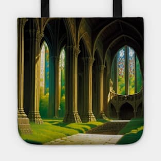 Overgrown Chapel - Meadow in the Church Tote