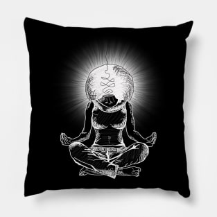 Enlightenment after yoga Pillow