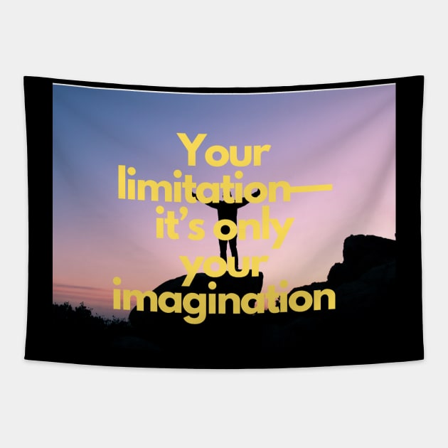 Success Motivational Quote Tapestry by Normo Apparel