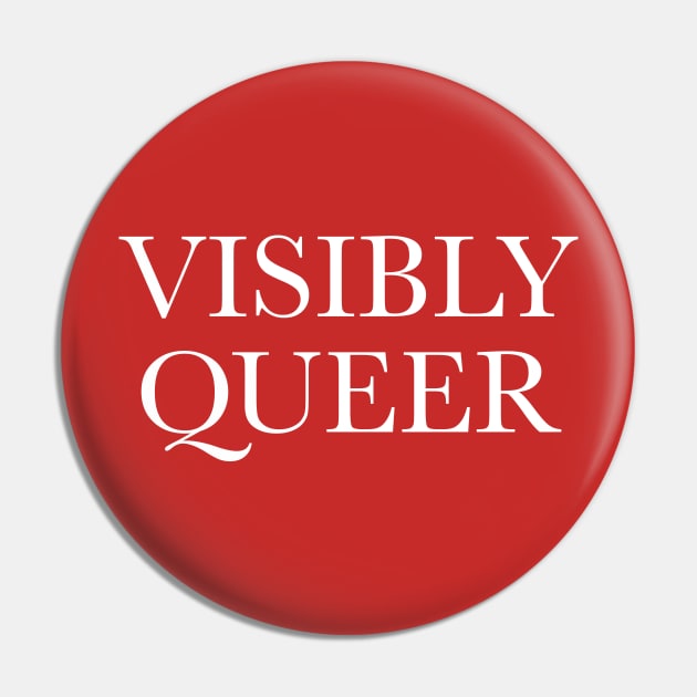 visibly queer Pin by Eugene and Jonnie Tee's