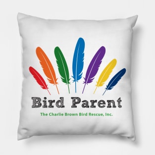 CB bird parent - black type Pillow