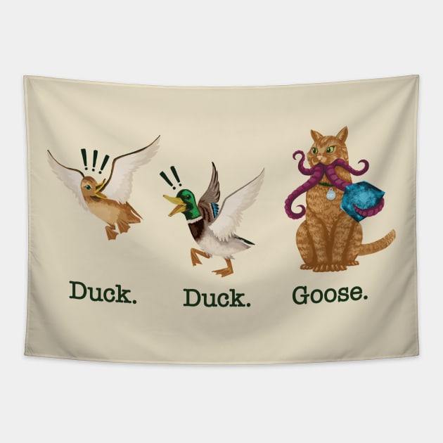 Duck. Duck. Goose. Tapestry by DCLawrenceUK