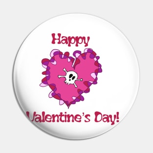 Valentines Day Card Pin