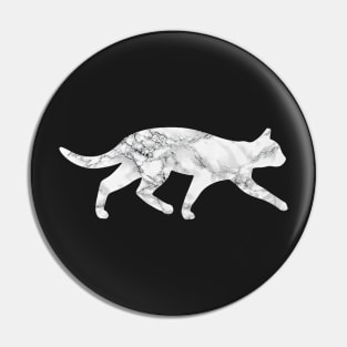 Marble Cat Pin