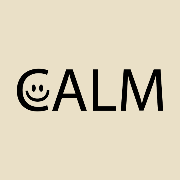 Calm being calm artistic design by DinaShalash