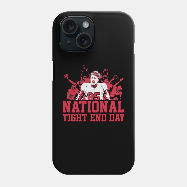 George Kittle National Tight End Day Phone Case by Chunta_Design