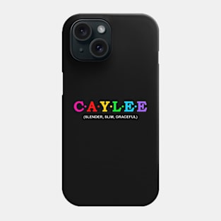 Caylee - slender, slim, graceful. Phone Case