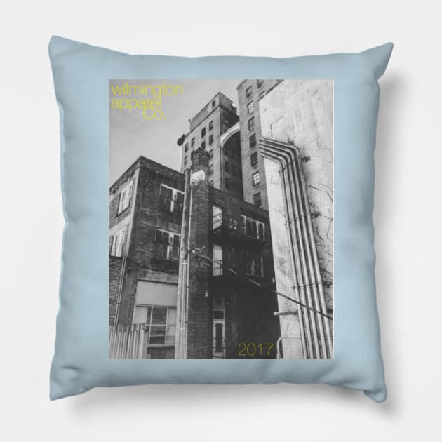 gotham B&W Pillow by WAC1