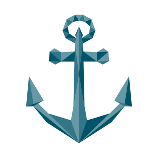 Low poly Anchor T-Shirt