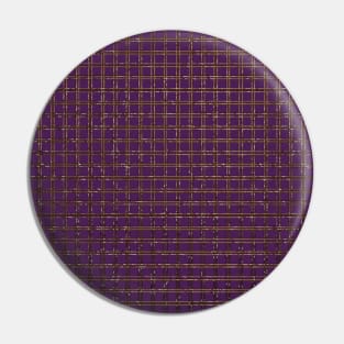 purple mask elegant golden grid pattern lattice on dark violet  face mask Pin