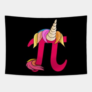 unicorn pi math Tapestry