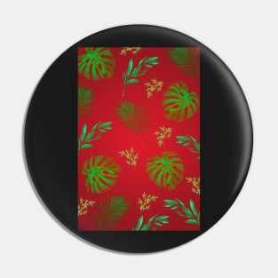 Foliage Print Pin