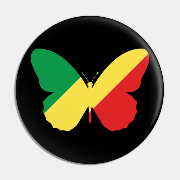 Flag of the Republic of the Congo Pin by Wickedcartoons