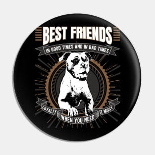 American Bulldog funny gift Shirt Pin