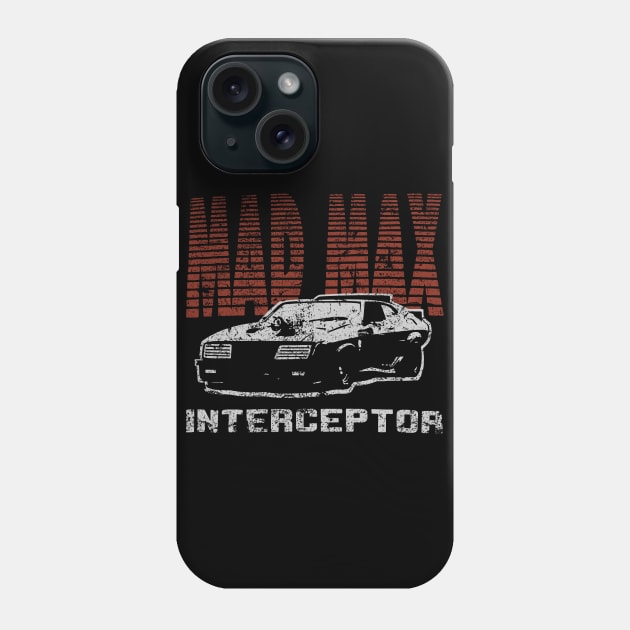 Black Car Ford Falcon V8 The Pursuit Special Interceptor from the movie Mad Max Phone Case by DaveLeonardo