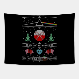 Hey Yule - Pink Christmas Tapestry