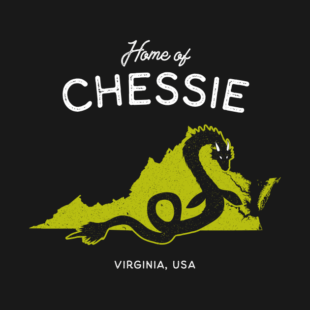 Home of Chessie - Virginia USA Cryptid Sea Monster by Strangeology