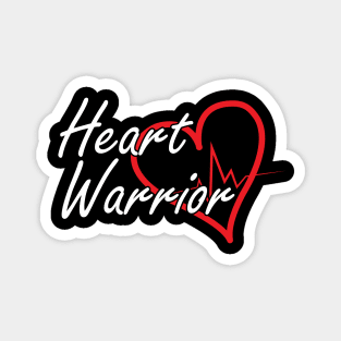 CHD Awareness - Heart Warrior w Magnet