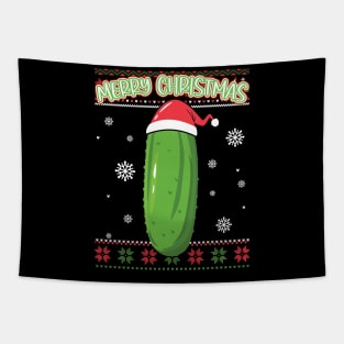 Pickle Christmas Tapestry