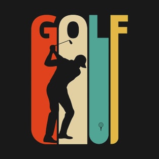 Golf Silhouette, retro design. T-Shirt