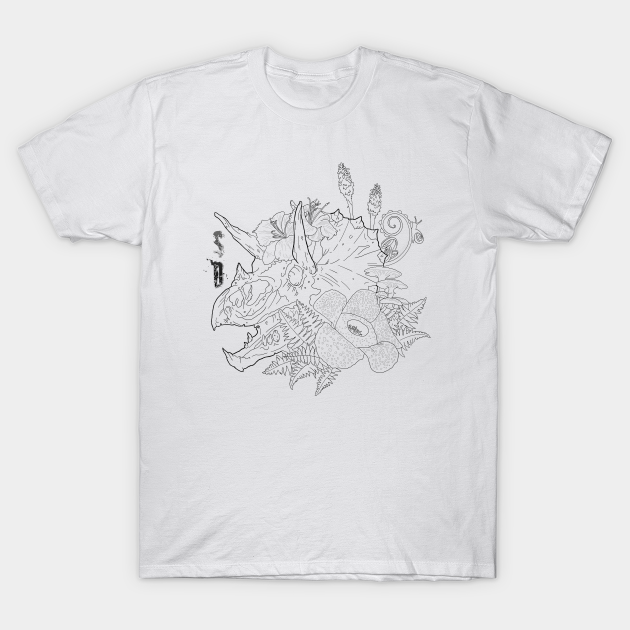 Discover Prehistoric pinup - Triceratops - T-Shirt