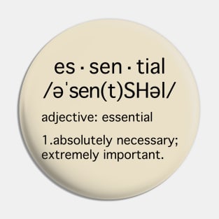 Essential Definition Pin