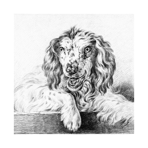 Dog by Jean Bernard by Vintage Sketches