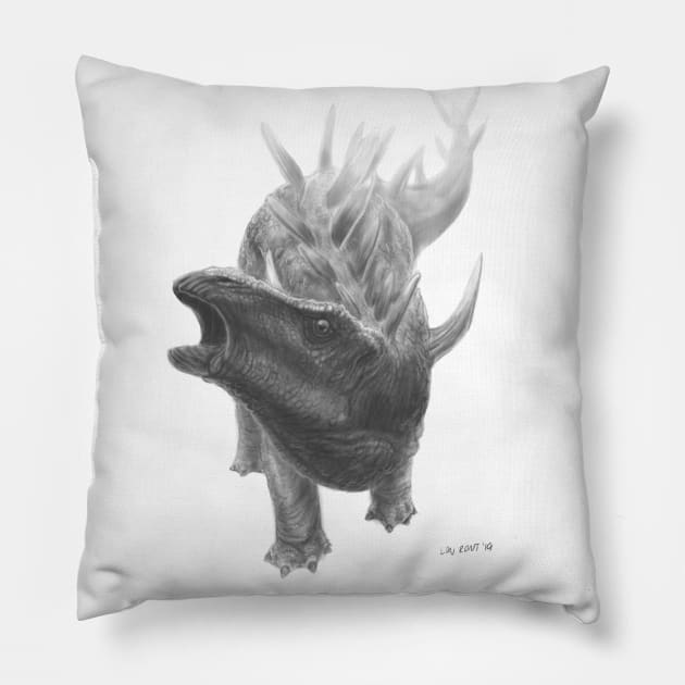 Kentrosaurus Pillow by RDNTees