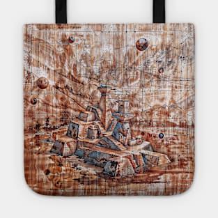 Celestial Art: Abstract Designs Tote