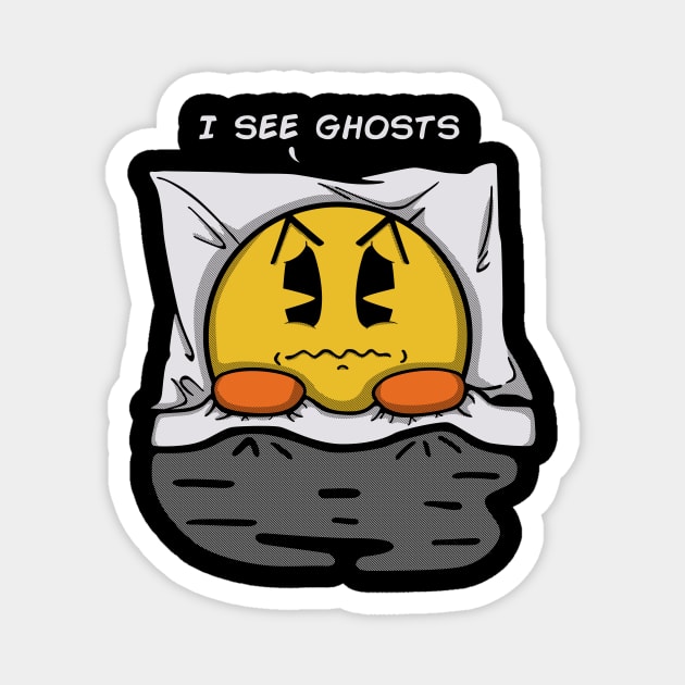 I see ghosts Magnet by Melonseta