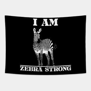 Ehlers Danlos Rare Disease Awareness I Am Zebra Strong Tapestry