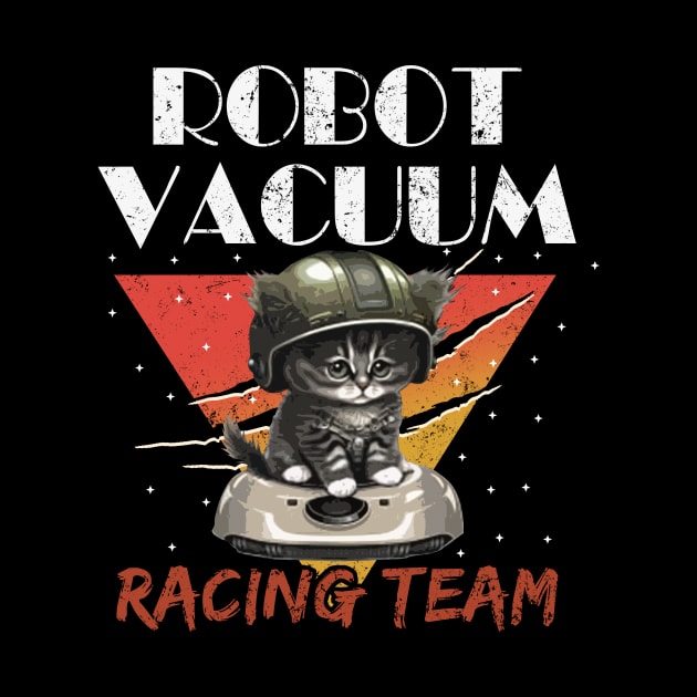 Robot Vacuum Racing Team by Rochelle Lee Elliott